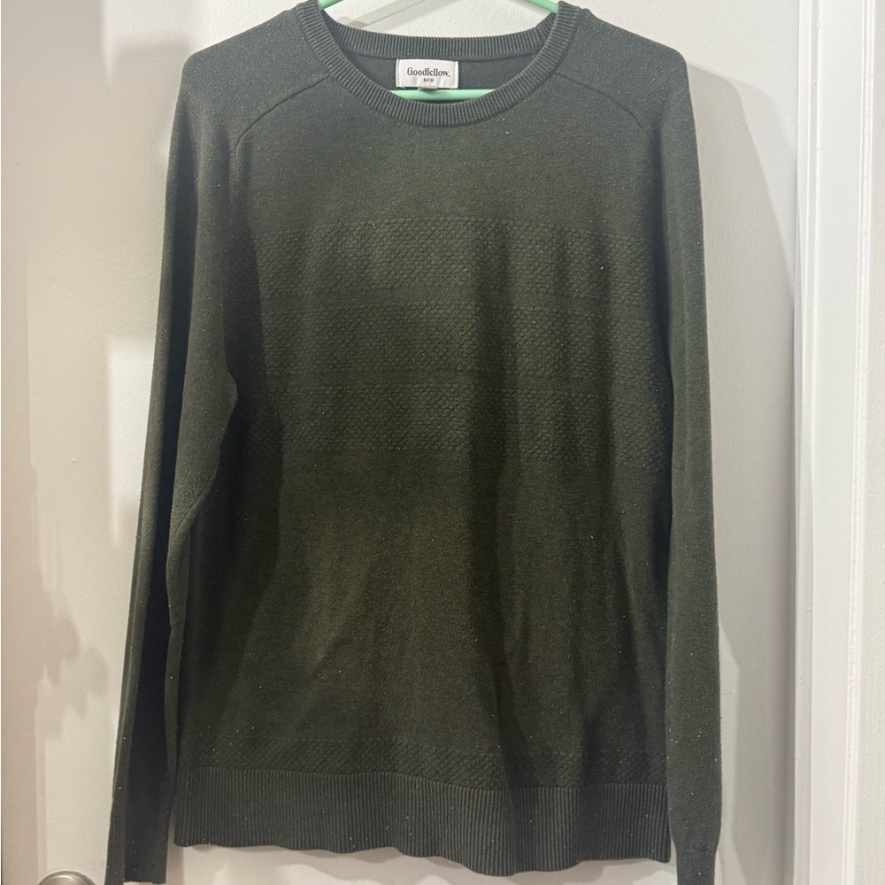 Goodfellow & Co Men's Dark Olive Crewneck Sweater